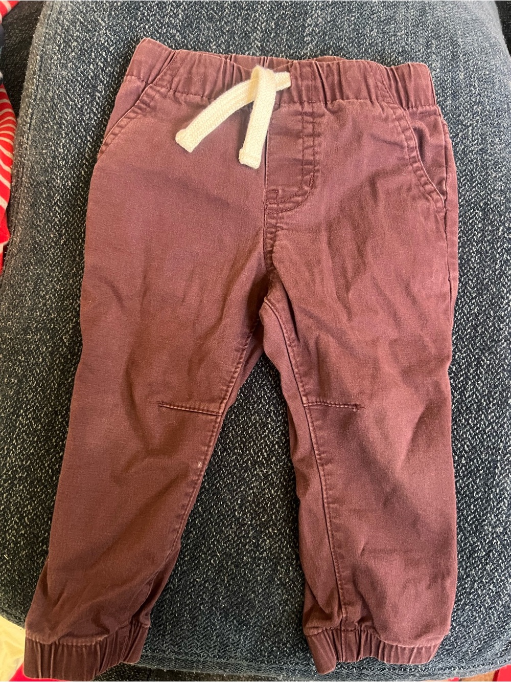 Cat & Jack Burgundy Drawstring Jogger Pants